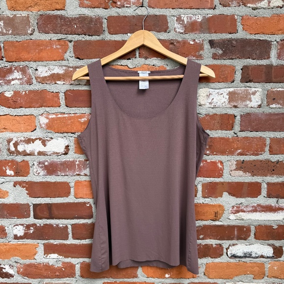Wolford‎ Jersey Top Sleeveless Brown Large - Picture 1 of 4
